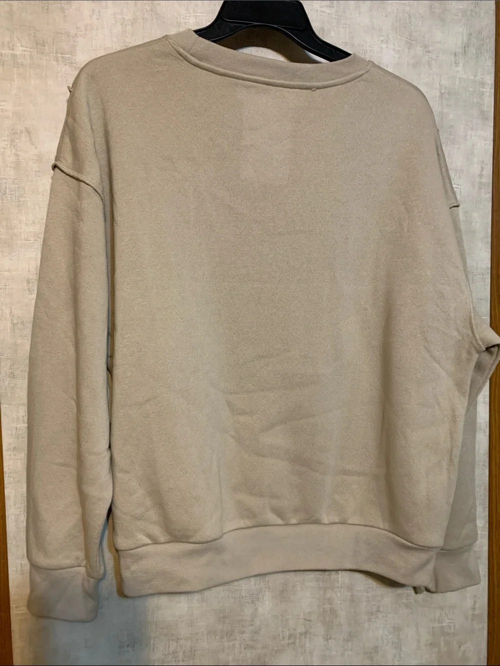 NIRVANA Taupe Graphic Crewneck Sweatshirt size large - Picture 3 of 3